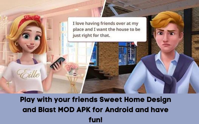 Sweet Home Design and Blast MOD APK for Android