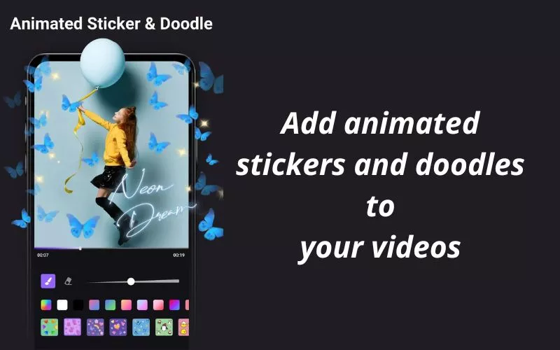 Add Animated Stickers to your videos