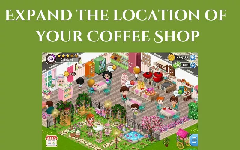 cafeland mod apk free shopping