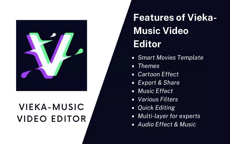 Vieka Music Video Editor Features