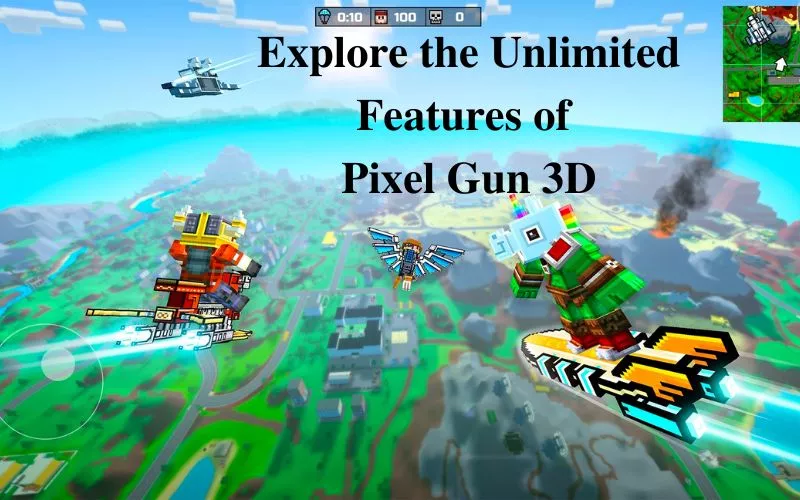 Features of Pixel Gun 3D