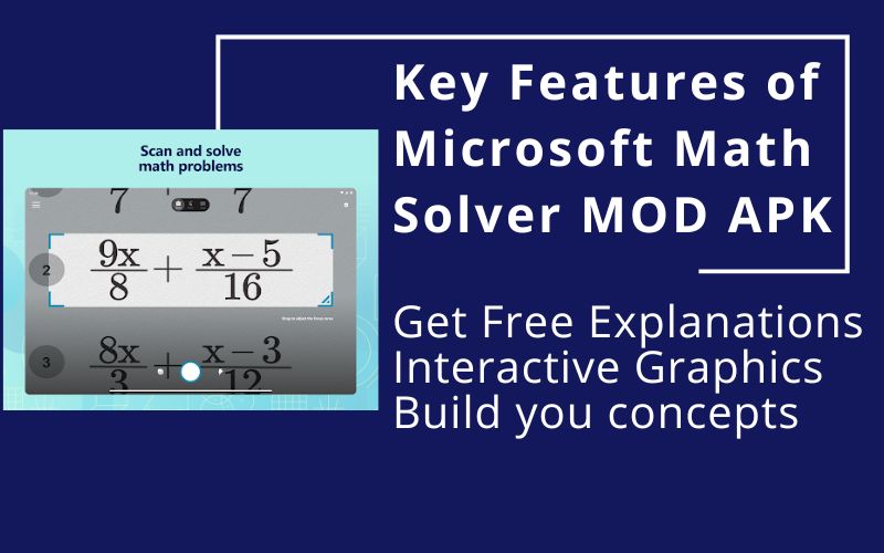 Key Features of Microsoft Math Solver