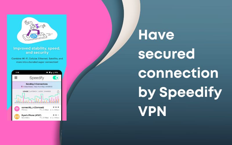 Secured Connection by Speedify VPN