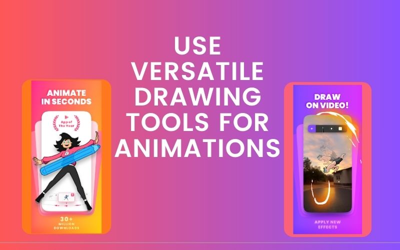 Use Drawing tools for Animation