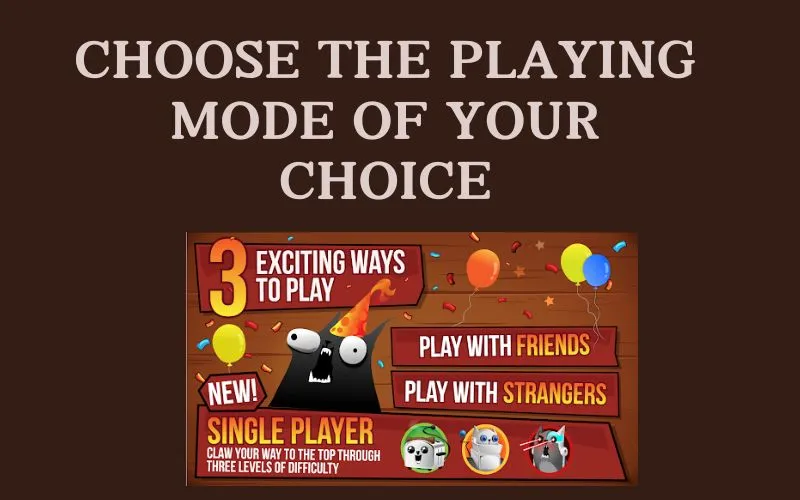Choose Game Playing Mode
