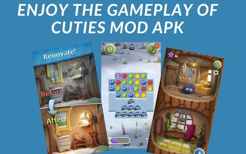 Gameplay of Cuties MOD APK