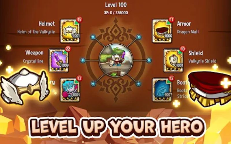 Level up your heroes